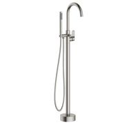Charme II colonne de sol mécanique pour baignoire ilot façon inox Essebagno