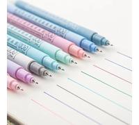 CHARMNAIL Lot de 8 Feutres à Pointe Fine 0.38mm, Stylos Feutre avec Mine Ultra-Fine pour Écriture, Dessin, Prise de Notes, Journal de Bord, Couleurs Vives