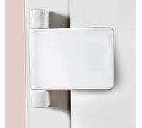 Charnière à battant en alliage d'aluminium pour épaisseur de porte standard avec flexibilité d'orientation gauche ou droite