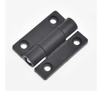 Charnière à couple réglable 2 pièces, charnière de porte de positionnement à friction en plastique noir for porte de vitrine de placard de placard, 26 x 22 x 6 mm(54X42.5X14mm)