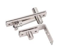 Charnière à pivot de porte dissimulée en acier inoxydable, robuste, rotation à 180 degrés, charnière à roulement réglable pour portes en bois, portes à cadre en aluminium, portes