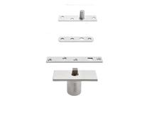 Charnière à pivot hydraulique dissimulée 360° for porte tournante | Petite charnière rotative à ressort au sol cachée for écran et panneau pivotant(A1)