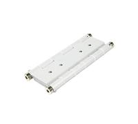 Charnière à ressort double action en aluminium pour portes à vent art.138 IBFM Paire verni blanc