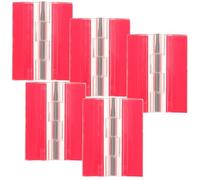 Charnière Adhésive Acrylique Transparente, Haute Précision, Légère | Résistance à Corrosion, Pose Pratique, Format Discret pour Meubles, Portes et Boîtes