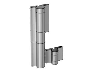 Charnière avec ferme-portail hydraulique 180° intégré MAMMOTH180-2 (Deuxième génération) - LOCINOX - P00017909-SILV