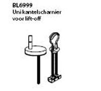 Charnière basculante Pressalit avec système Lift-Off,