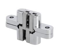 Charnière Cachée pour Portes Pliantes, Alliage Zinc Acier Inoxydable | Renforcée pour Charge Élevée, Fonctionnement Silencieux, Résistante à Déformation, Usage Volet et Meuble