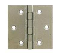 Charnière carrée forte double feuille - 70 x 70 mm