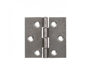 Charnière carrée simple feuille 60X60mm X25 MONIN