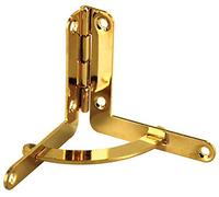 Charnière compas de coffret - Décor : Laiton - Hauteur : 41 mm - Hauteur lames : 7 mm - Largeur : 41 mm - Matériau : Acier - TCASYSTEM