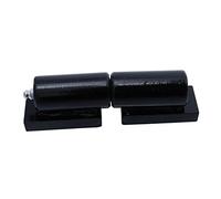 Charnière Cylindrique Robuste en Fer Noir pour Portail Battant Lourd | Soudure Requise, Roulement à Billes Interne Graisseur, Démontage Rapide, pour Porte D'entrepôt et Grilles