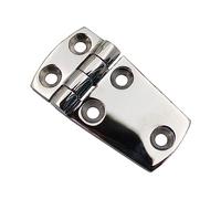 Charnière de bateau 5 trous en fonte solide polie miroir pour trappe