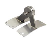 Charnière de couvercle de barbecue pour fumoir charbon de bois en inox charnière de coffre voiture charnière lourde pour couvercle de fumoir et barbecue portable viande poisson (Acier inoxydable 304)