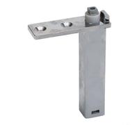 Charnière de Frigo à Ressort en Alliage de Zinc pour Porte Automatique - Dispositif de pour retour 90 Degrés Fixation Argenté