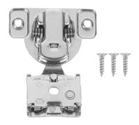 Charnière de Meuble Invisible 1/2'' en Acier Inoxydable Argenté