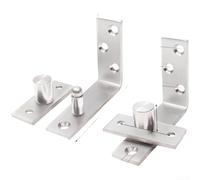 Charnière de porte à ressort double action - Capacité de charge de 25 kg (E | Acier inoxydable robuste, fermeture automatique, résistant à la rouille, idéal pour les bars et cafés