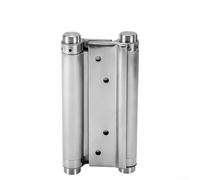 Charnière de porte à ressort double action en acier inoxydable à fermeture automatique pour maison, bar, magasin, fermeture automatique, matériel 304, argent (20,3 cm)