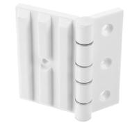 Charnière de Porte en Plastique, pour Sauna Pièce de Remplacement Blanc | Clip Fixe, Installation Rapide, Finition Lisse et Élégante, Usage en Zones Humides et Portes en Bois