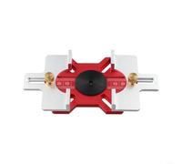Charnière de porte mortaiseuse en alliage d'aluminium Guide précis | Compatible avec les défonceuses, installation rapide, rainurage précis de la poignée, construction en aluminium, coupe stable