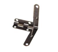 Charnière de porte réversible à fermeture automati Accessoires De Charnière Support Couvercle Boîte À Bijoux 10 Pièces(Bronze)