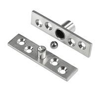 Charnière de porte rotative en acier inoxydable, axe de Rotation à 360 degrés, arbre de localisation haut et bas, Pivot caché, fournitures(Heye01hj-pian-zhong)