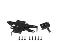 Charnière de pour portail Jardin Acier 2,5mm Charnière de pour | Acier pour robuste 2,5mm, finition noire, usage intensif, montage rapide, sécurité renforcée