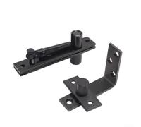 Charnière de pour porte Automatique - Fermeture Amortie Hydraulique pour Armoire Cuisine et pour portail Extérieur - Résistante à la Rouille 14x3.4cm Lot de 2(360-degree)
