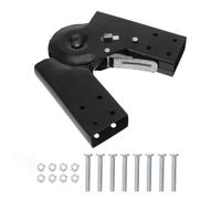 Charnière de Remplacement pour Échelle Pliante, Renfort Articulé | Pièce Noire à Boucle Épaissie, Compatible Plusieurs Échelles et Biellettes, Installation Facile