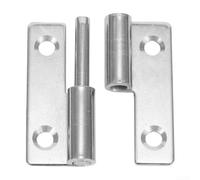 Charnière Démontable Acier 40mm pour Porte Charnière Démontable | Acier inoxydable 304, résistant à l'usure, relevable, installation rapide, finition argentée(40x30x1.5 Left)