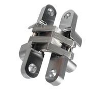 Charnière dissimulée - Quincaillerie invisible à 180 degrés - Porte en alliage de zinc avec précision - Mécanisme de rotation fluide avec contrôle - Matériel de quincaillerie - Installation de porte