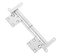 Charnière en Alliage de Zinc Argenté, Support Réglable pour Couvercle | Ouverture Haut, Maintien en Position, Amortissement Hydraulique Intégré, Versions Gauche et Droite