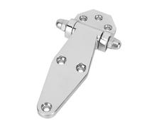 Charnière en Alliage de Zinc Argentée, Double, Résistante | Accessoire de Meuble, Finition Argenté, Résistance à Corrosion et Rouille, Usage Intérieur