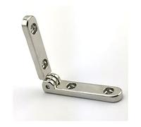 Charnière en alliage de Zinc for boîte à bijoux, charnière de meuble à 95 °, 30x30x6mm, 10 pièces, bricolage(Silver)
