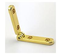 Charnière en alliage de Zinc for boîte à bijoux, charnière de meuble à 95 °, 30x30x6mm, 10 pièces, bricolage(Gold)