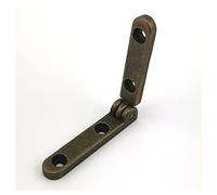 Charnière en alliage de Zinc for boîte à bijoux, charnière de meuble à 95 °, 30x30x6mm, 10 pièces, bricolage(Bronze)