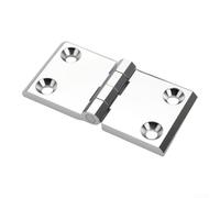 Charnière Industrielle Zinc 120kg Montage pour goujon Charnière | Alliage de zinc pour robuste, charge 120kg, montage pour goujon, pour idéal armoires lourdes, finition chrome(White)
