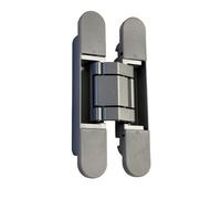Charnière Invisible 150 mm "KLOSE besser" Tri directionnelle - Aluminium.