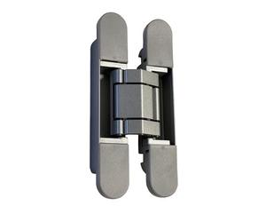 Charnière Invisible 150 mm "KLOSE besser" Tri directionnelle - Aluminium.