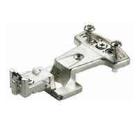 Selekta Pro 2000 Charnière de base 230° Surface 6,5 mm avec manchons expansibles nickelés