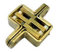 Generique Charnière invisible CP0102 à entailler 80 x 16 mm finition laiton