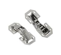 Charnière invisible à ressort - ouverture 90° - en applique - 77 x 33 mm GTV