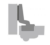 Charnière invisible à visser 95° Intermat 9936-entraxe 52 mm-C16mm HETTICH