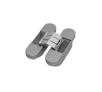 Charnière invisible réversible chromé mat 110x30 - ARLU - 70000229