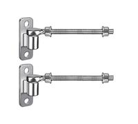 Charniere Jeu de charnières réglables à montage sur boulon, accessoire connexion robuste for différents Types portes maison(6 inches)