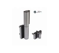Locinox Charnière TIGER-ZILV compacte avec rappel de fermeture hydraulique