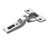Charnière montage rapide Logica entraxe 45mm coudée 9mm ouverture 110° finition argentée - - C2J6G99
