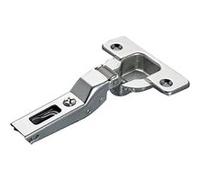 Charnière montage rapide Logica entraxe 52mm coudée 9mm ouverture 110° finition argentée - SALICE - C2Q6G99 Noir G