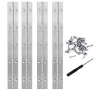 Charniere Piano 25cm Charniere Inox avec Vis et Tournevis