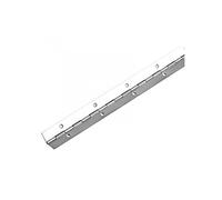 Charnière piano inox pour meuble, L.600 x l.32 mm