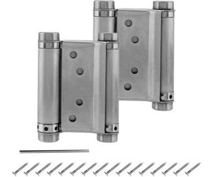 Charnière pivotante en acier, 68 mm, lot de 2, charnière à languette pivotante, pour la restauration, capacité de charge maximale de 10 kg.